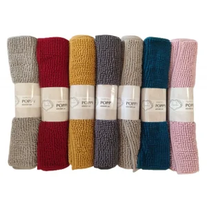 TAPPETO BAGNO POPPY SOPHIE
Riferimento 65 391
Vari colori e misure, tappeto bagno con bella lavorazione effetto erba, morbidissimo con fondo antiscivolo, ottimo rapporto qualità prezzo da Sophie