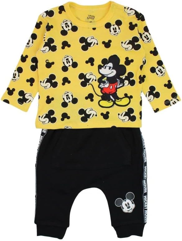 Set Cotone Mickey Giallo e nero - immagine 2