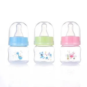 Biberon per Neonati 50ml per medicine - Design Colorato con Tettarella Morbida